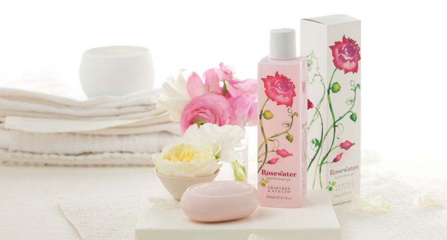 Crabtree & Evelyn Rosewater Bath & Shower Gel. 